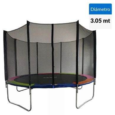 Cama elstica Rainbow con escalera 10 pies