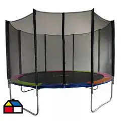 KIDSCOOL - Cama Elástica 427x265x427 cm Multicolor