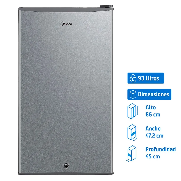 MIDEA Frigobar Frigobar 93 Litros Inox MDRD142FGE50