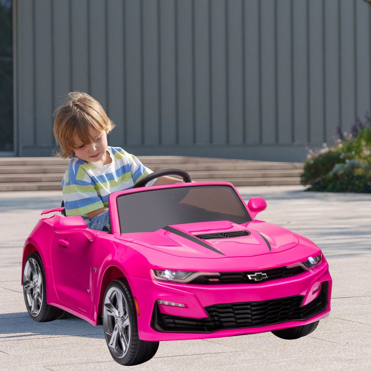 KIDSCOOL - Chevrolet Camaro 2SS rosado bateria 12V