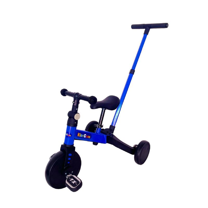KIDSCOOL - Triciclo con Manilla Azul Desde 18 meses