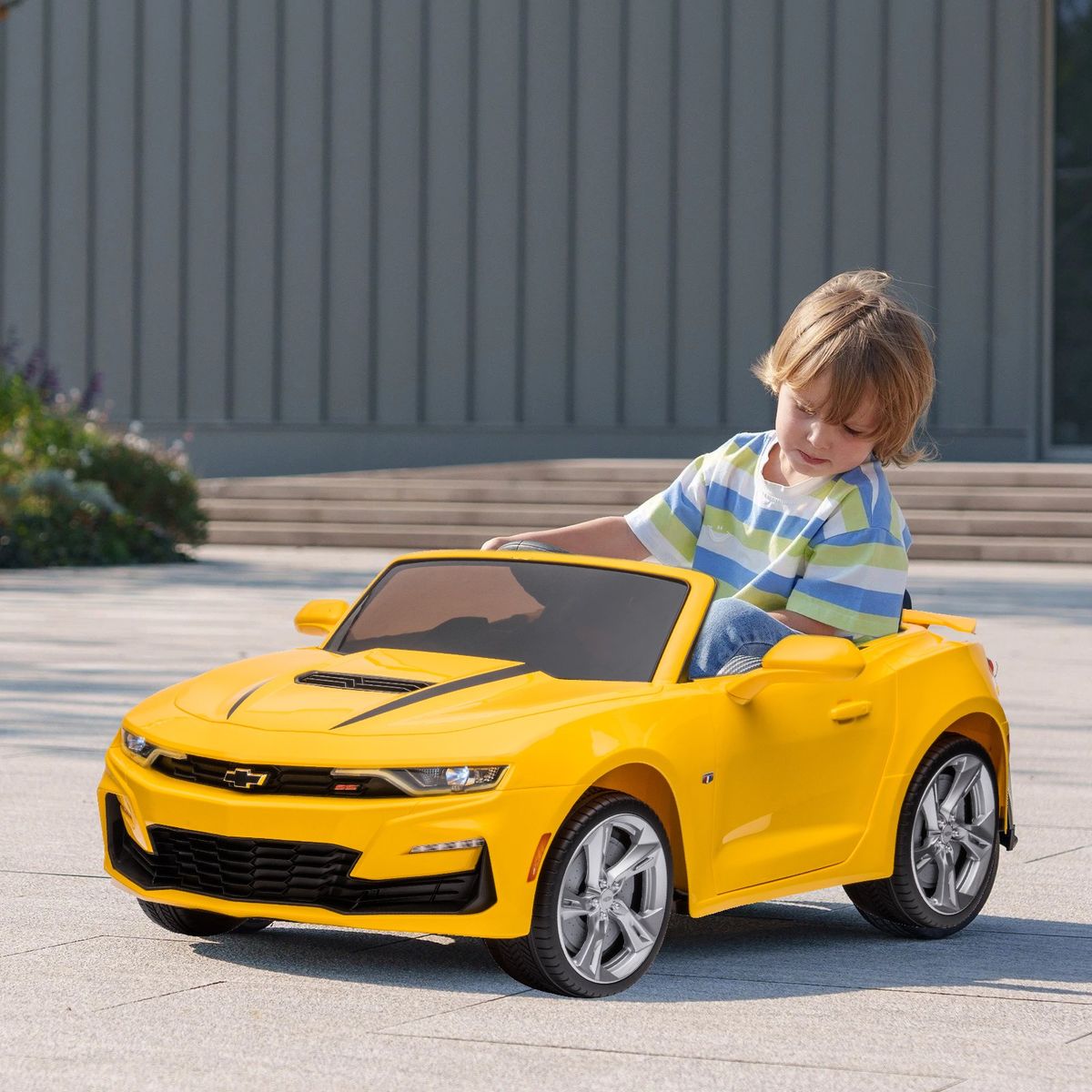 KIDSCOOL - Chevrolet Camaro 2SS amarillo bateria 12V