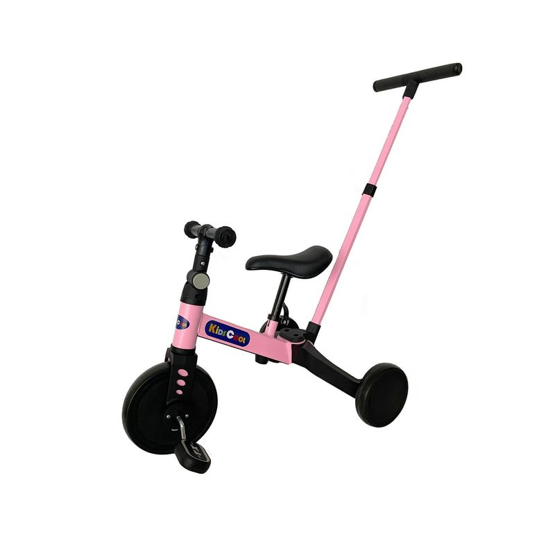 KIDSCOOL - Triciclo con Manilla Rosado Desde 18 meses