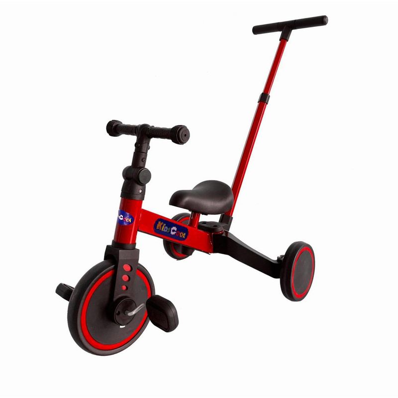 KIDSCOOL - Triciclo con Manilla Rojo Desde 18 meses