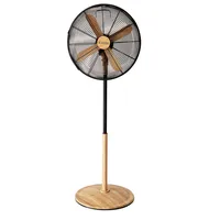 Ventilador pedestal madera 16""