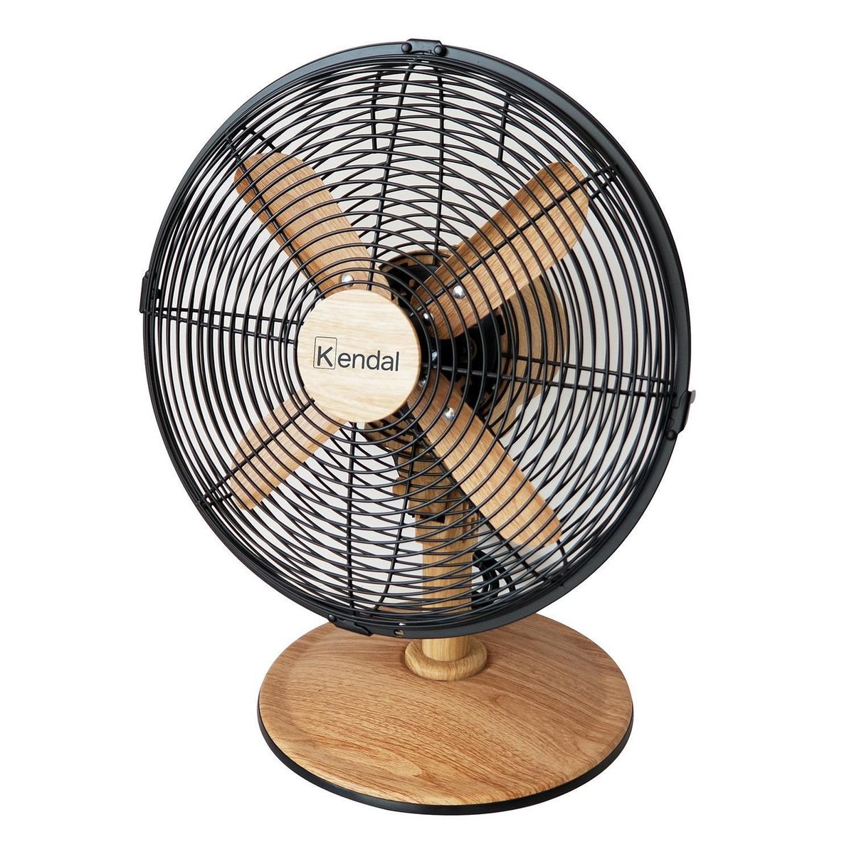 KENDAL - Ventilador sobremesa madera 12"