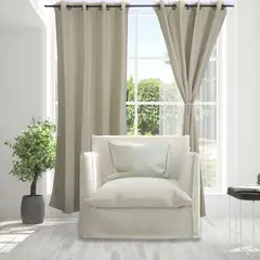 DORAL - Cortina Emilia Set cortina 140x220 cm Maíz