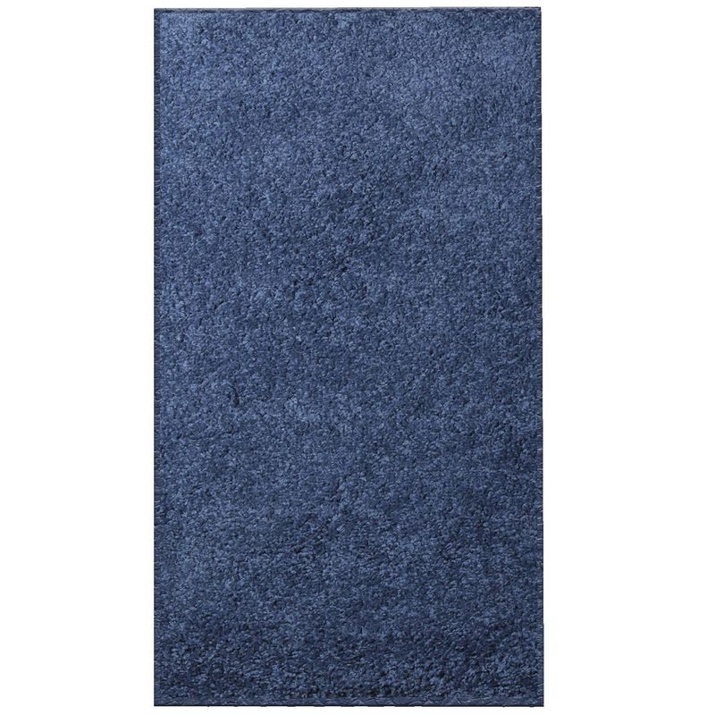 DORAL - Alfombra shaggy 170X230 cm turquesa