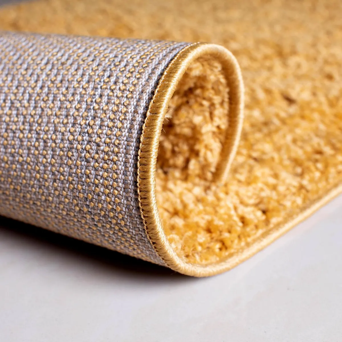 DORAL - Alfombra shaggy 170X230 cm turquesa