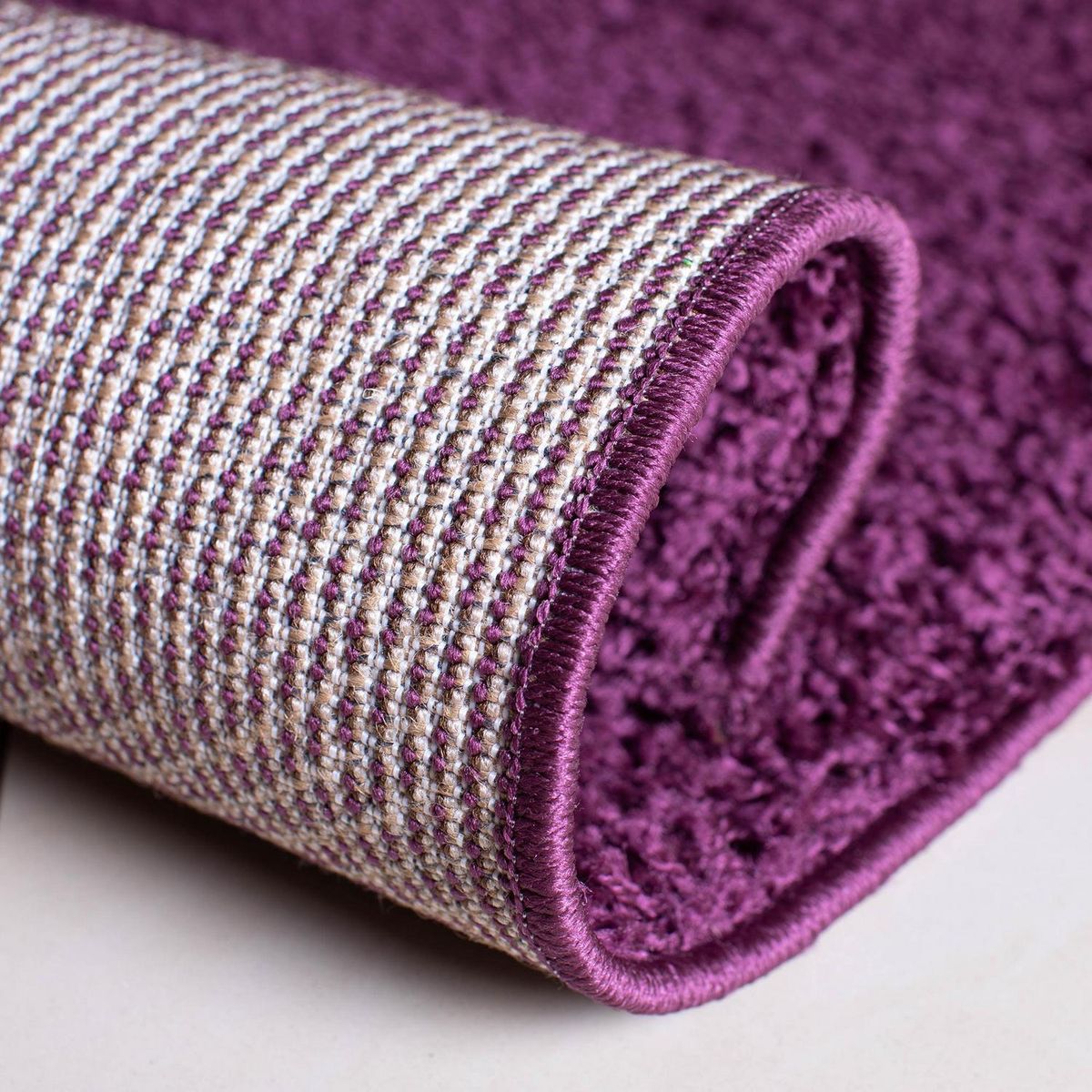 DORAL - Pasillo shaggy 60x200 cm purpura