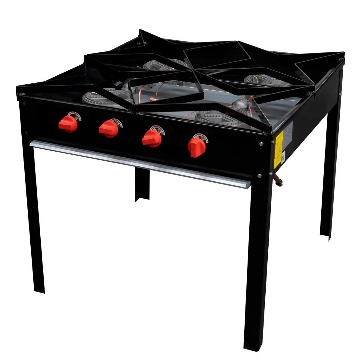 TICGAS - Anafe bajo 4 quemadores gas natural