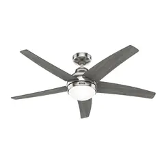 HUNTER - Ventilador de techo bernard 52” luz led y c/remoto