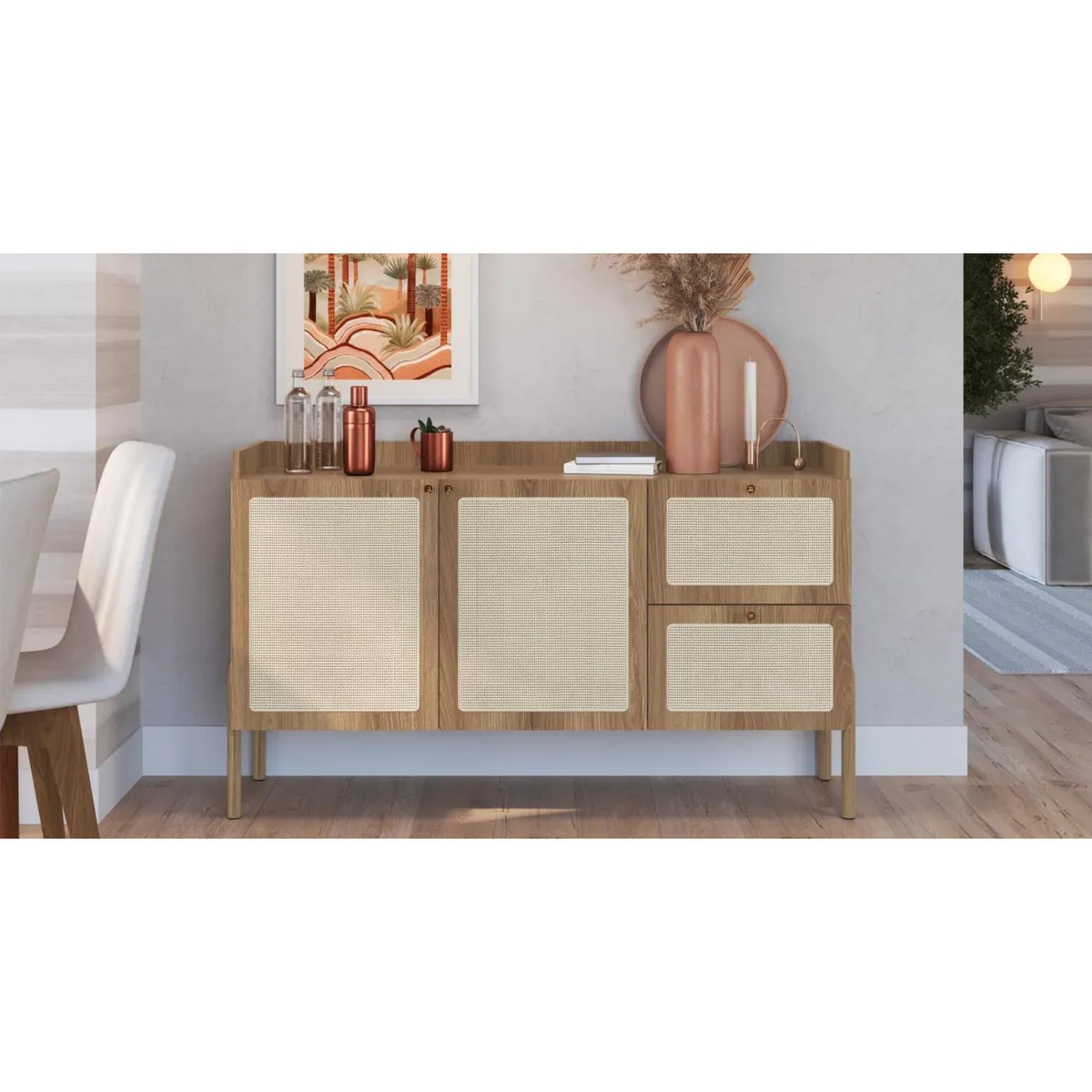 DECOCASA - Buffet 27969 1.4 Oslo natural