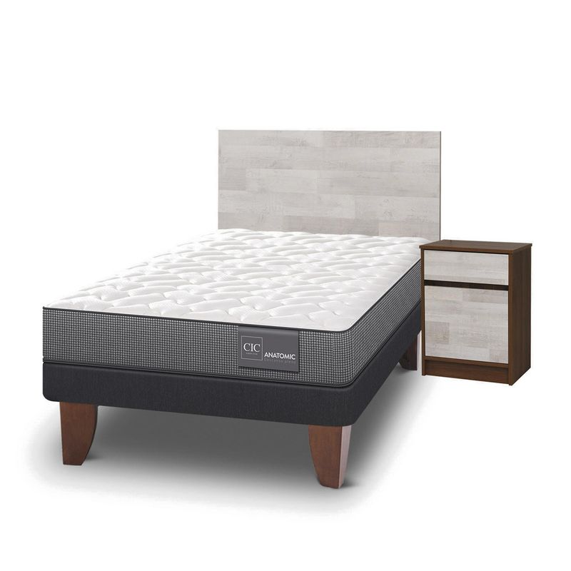 CIC - Cama Europea Anatomic 1,5 pl Legno