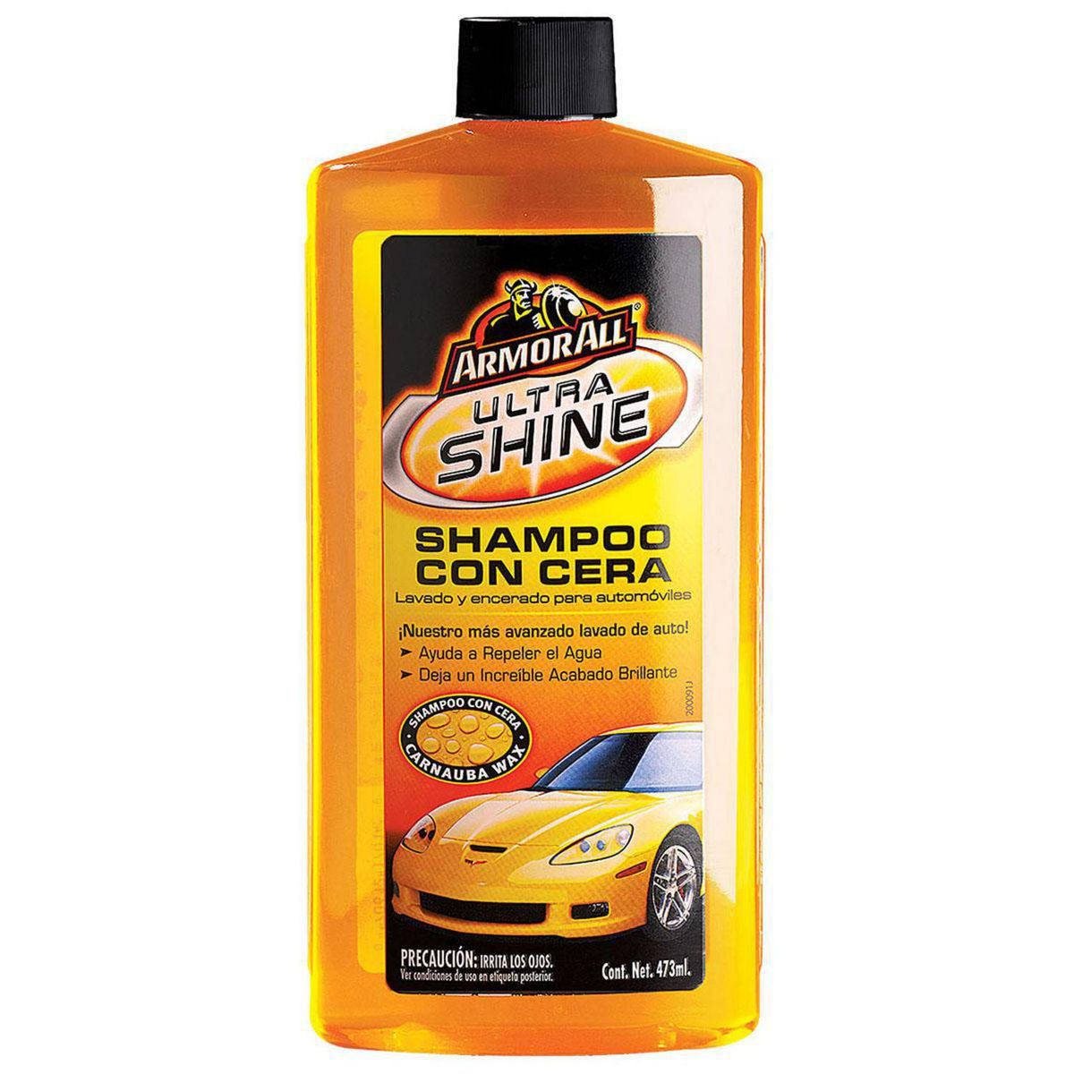 ARMOR ALL - Shampoo con Cera Armor All Ultra Shine 473 ml para Carrocería