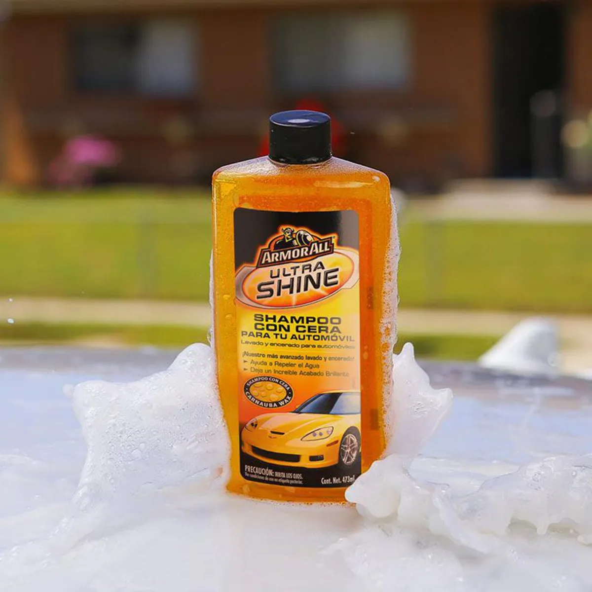 ARMOR ALL - Shampoo con Cera Armor All Ultra Shine 473 ml para Carrocería