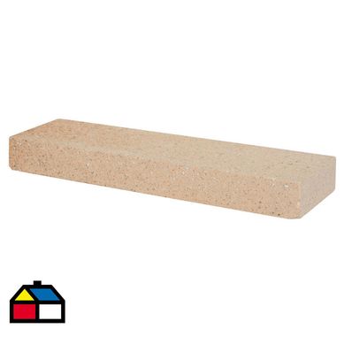 Ladrillo refractario fachada 23x6.5x2.5 cm 12 unidades