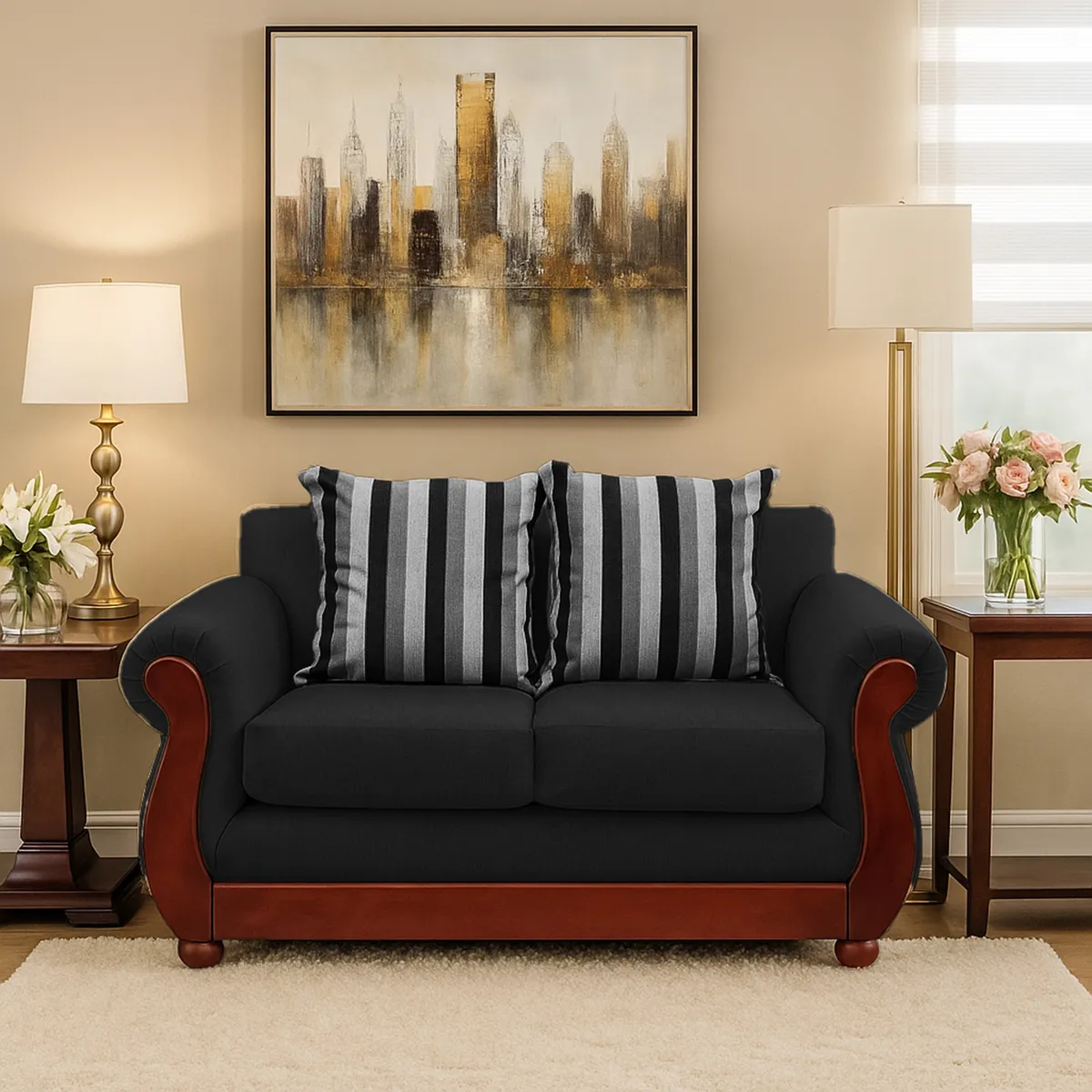 DKORA - Sofá Brigitte 2 cuerpos