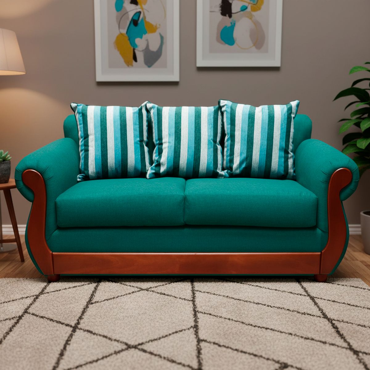 DKORA - Sofá Brigitte 3 cuerpos