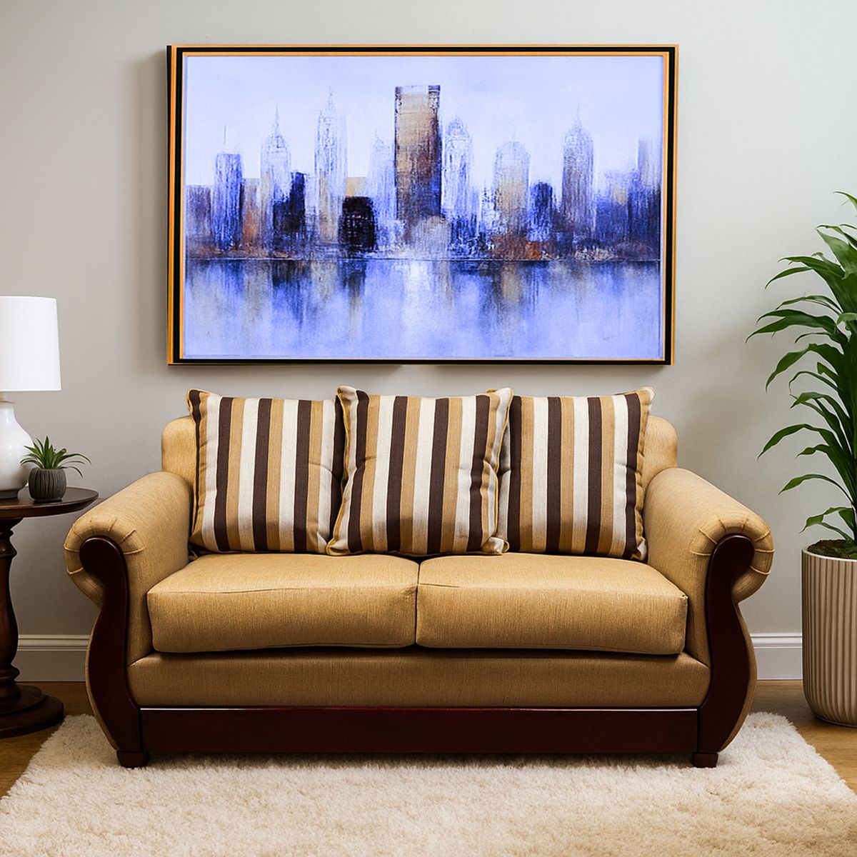 DKORA - Sofá Brigitte 3 cuerpos