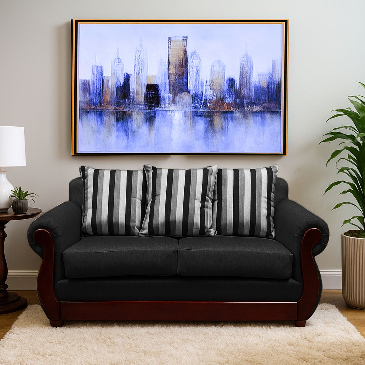 DKORA - Sofá Brigitte 3 cuerpos