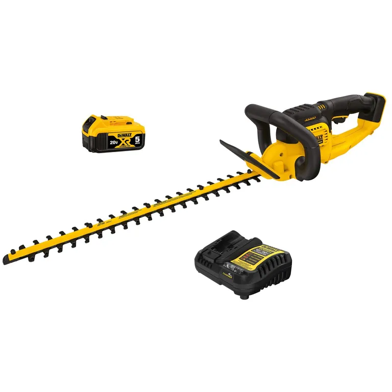 Cortasetos Inalámbrico 22” 20V con Batería 5 Ah y Cargador
