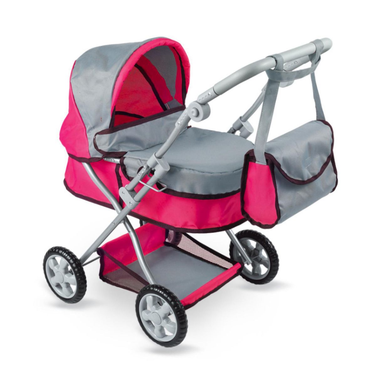 KIDSCOOL - Coche para muñecas rosado Mini mom