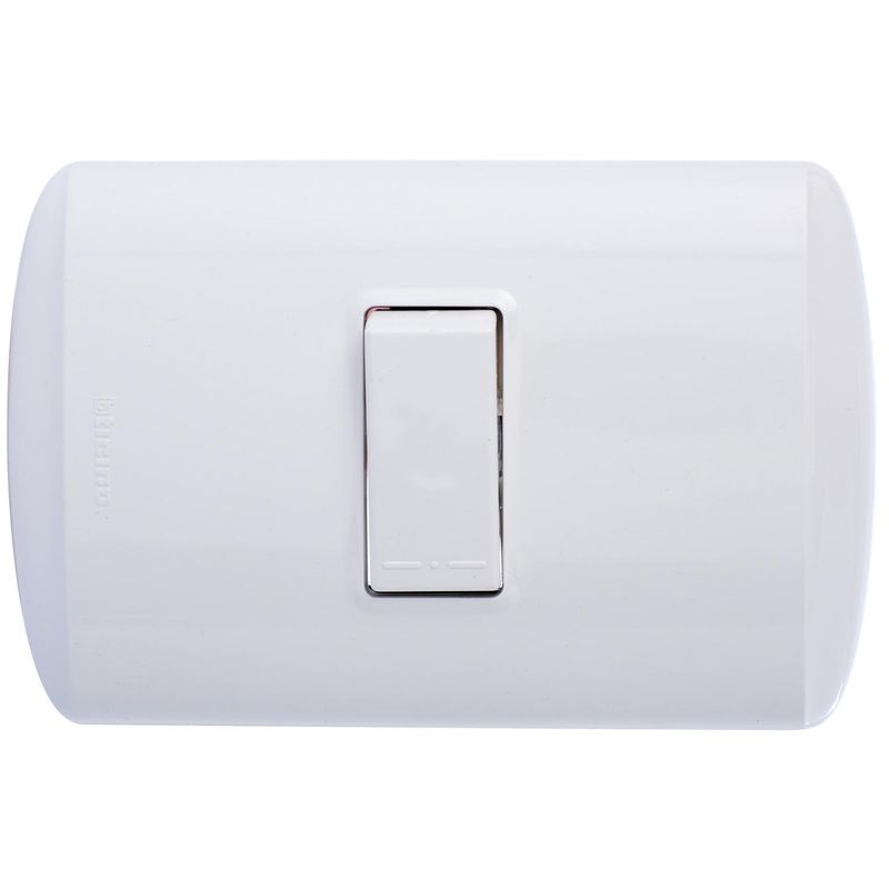 BTICINO - Interruptor simple (9/12) 10 A Blanco