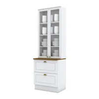 Mueble de Cocina Americana Cristalera 2 Puertas 3 Cajones