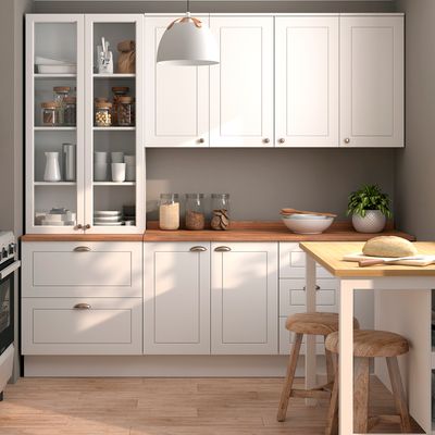 Imagen 2 del producto Mueble de Cocina Americana Cristalera 2 Puertas 3 Cajones