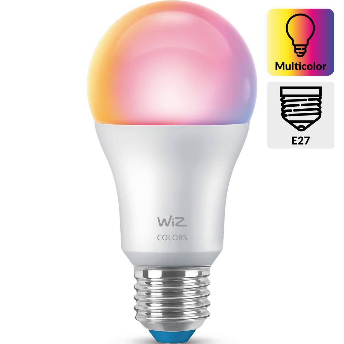 WIZ - Ampolleta Wiz Wifi 8.5 W E27 806 lm Luz Multicolor