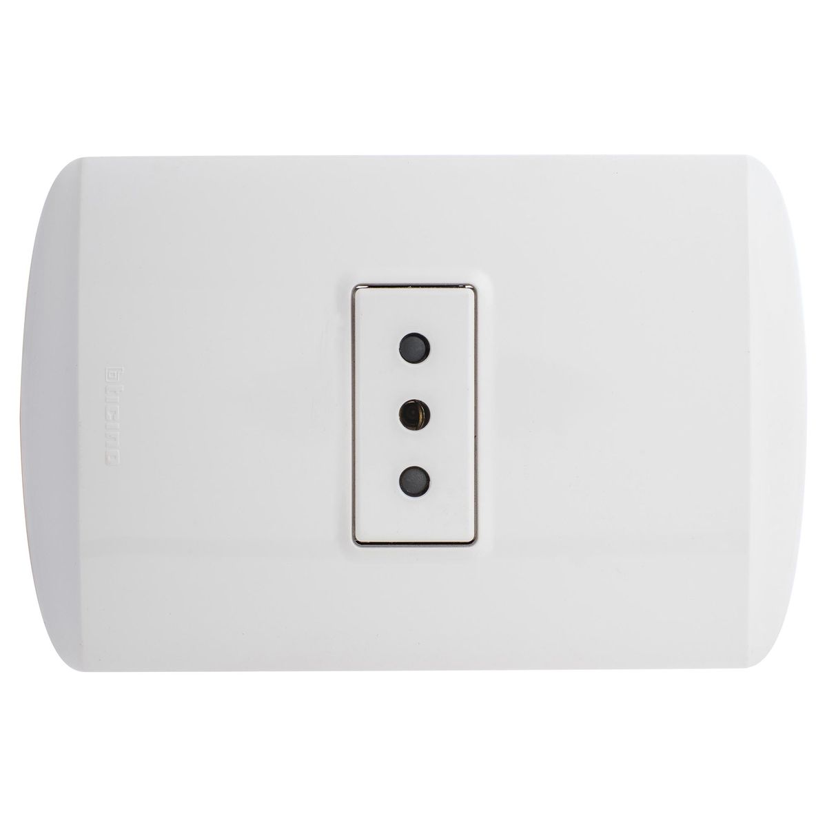 BTICINO - Tomacorriente simple 10 A Blanco