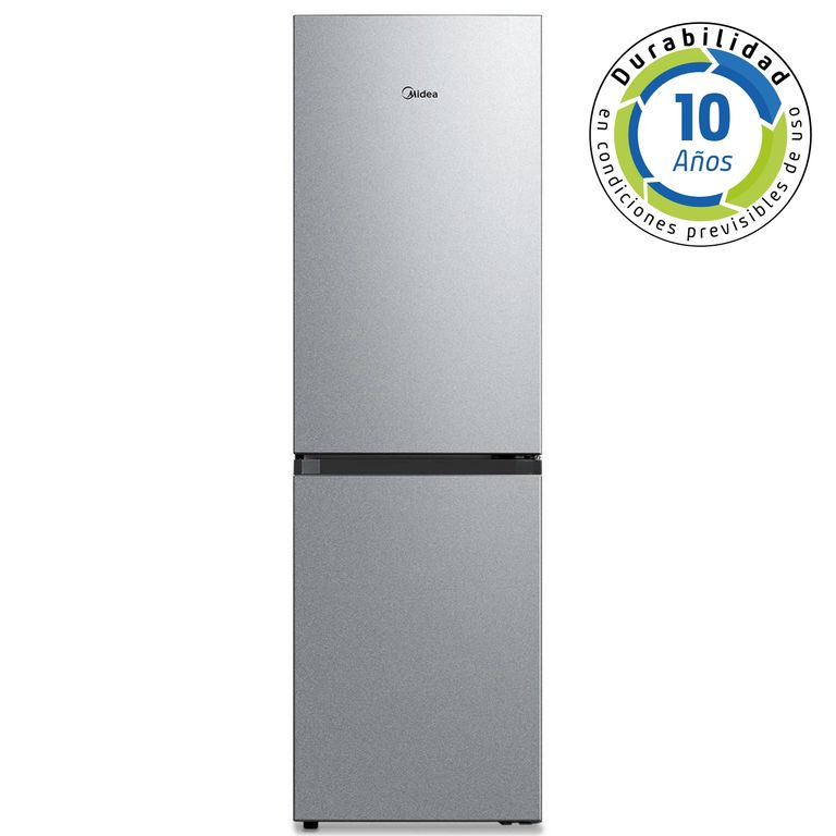 MIDEA Refrigerador Bottom Freezer No Frost 273 Litros Inox MDRB379FGF50