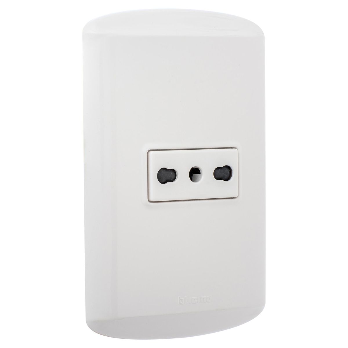 BTICINO - Tomacorriente simple Armado 10-16A Blanco