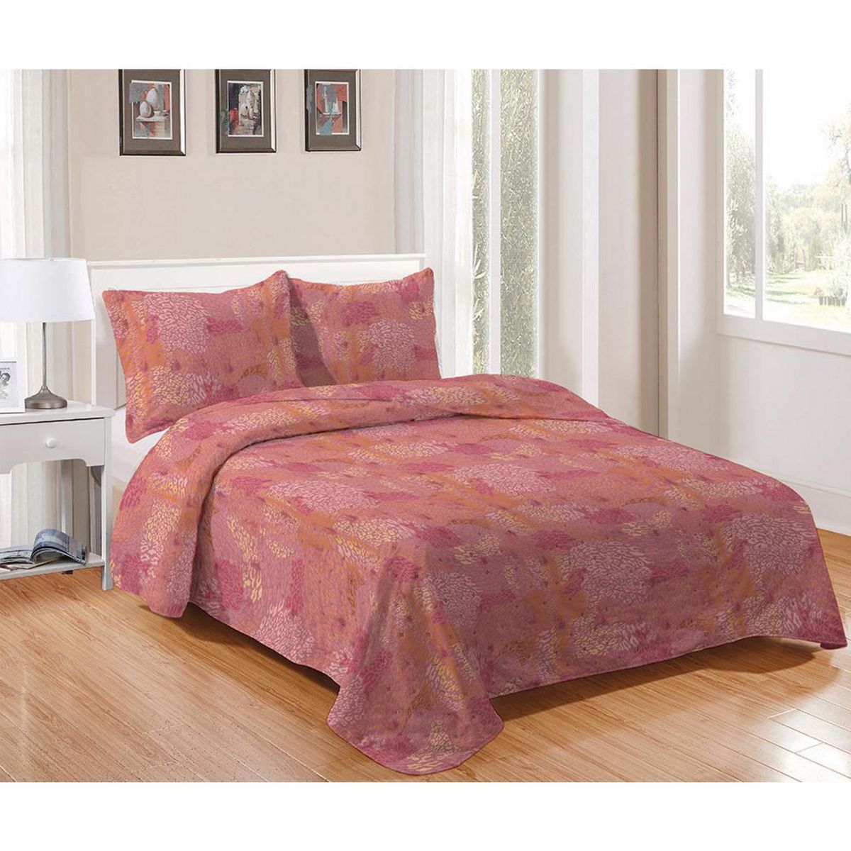WINDSOR - Cubrecama Quilt 1.5 plazas Indo Multiclor