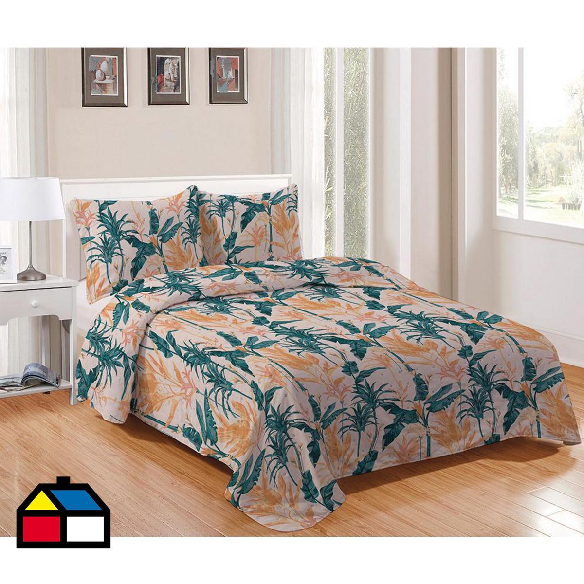 WINDSOR - Cubrecama Quilt King Tamesis Multiclor 