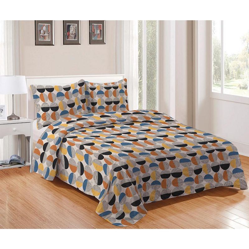WINDSOR - Cubrecama Quilt 1.5 plazas  Multiclor