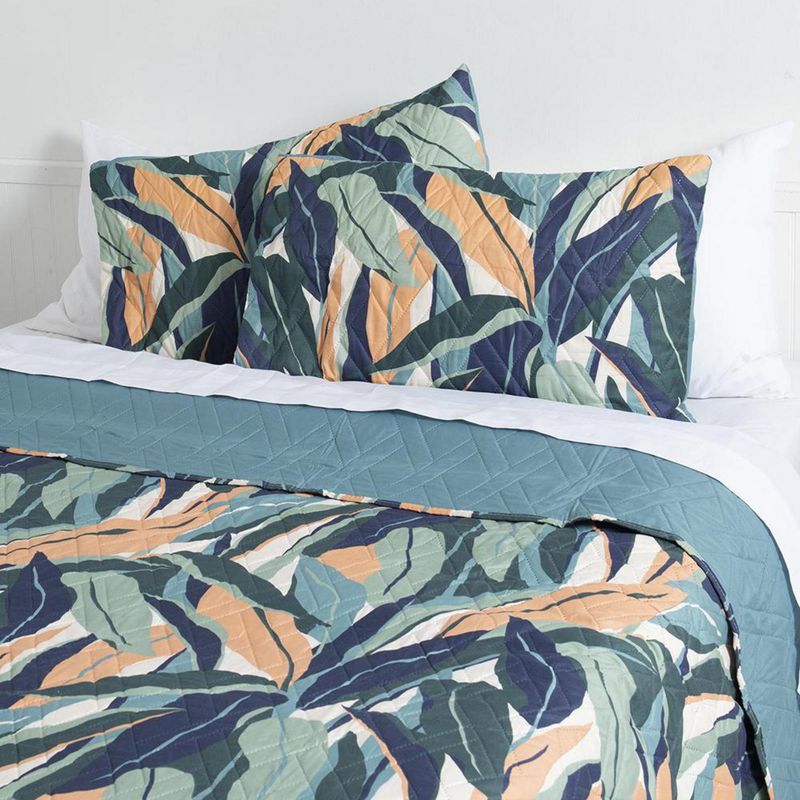 WINDSOR - Cubrecama Quilt 1.5 plazas Jardin Multiclor