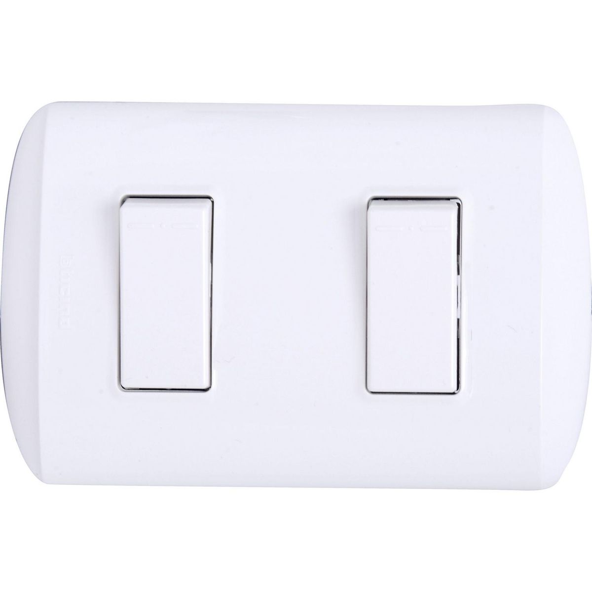 BTICINO - Interruptor doble Armado (9/15) 10 A Blanco