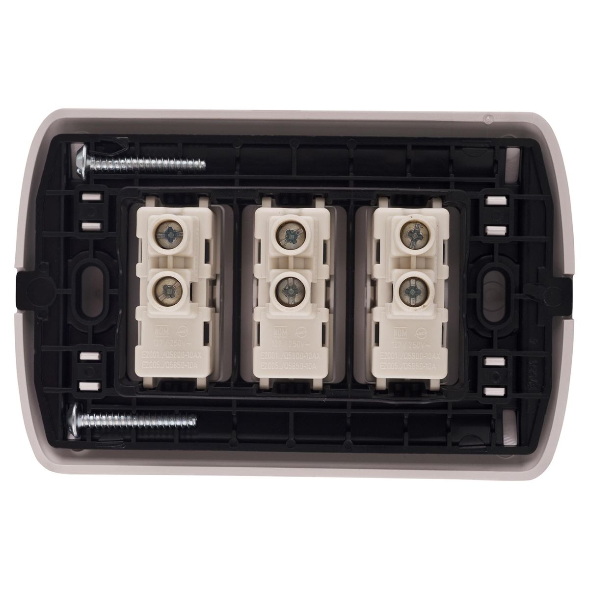 BTICINO - Interruptor triple Armado (9/32) 10 A Blanco