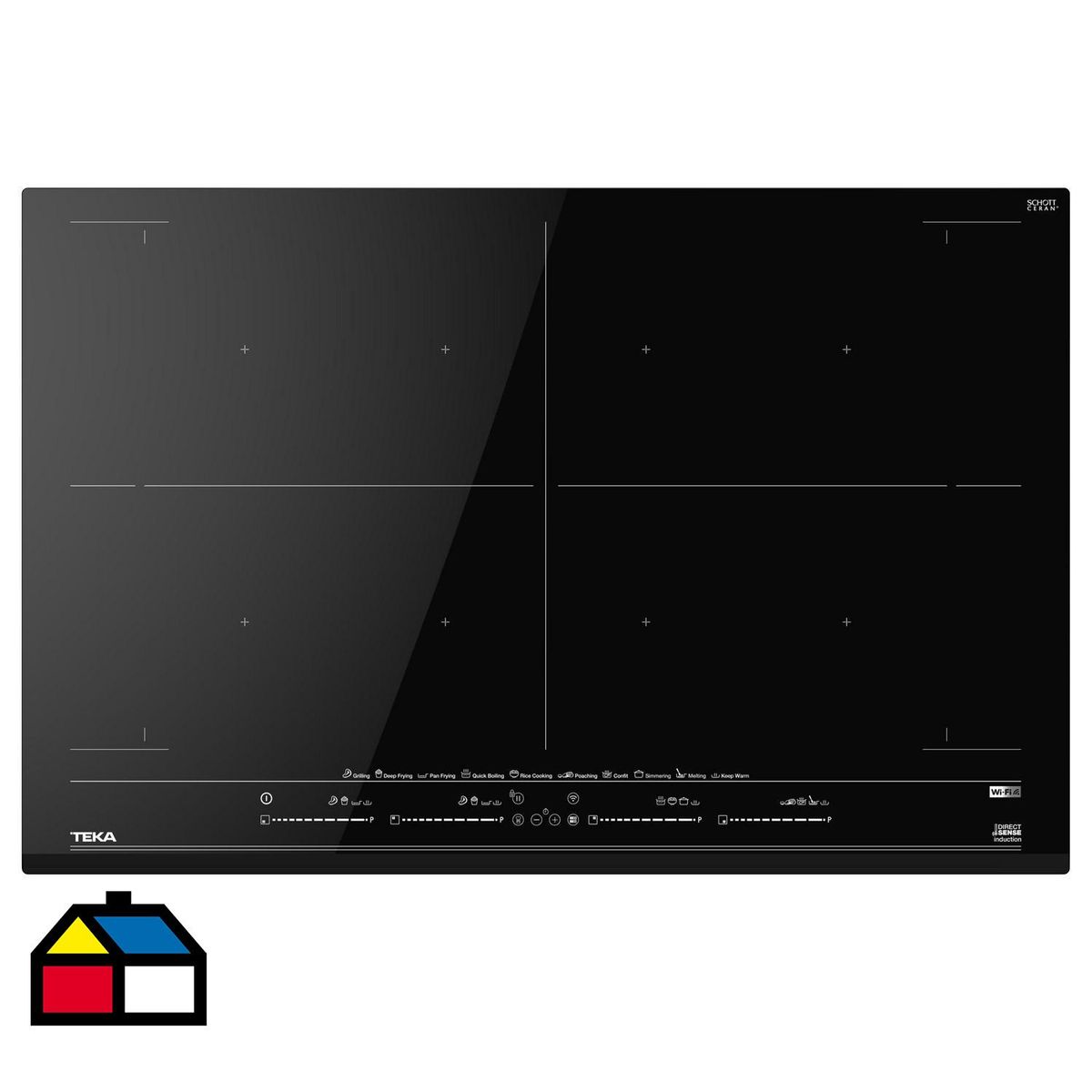 TEKA - Encimera Inducción 4 Platos Negro IZF 88770 MTS Wifi