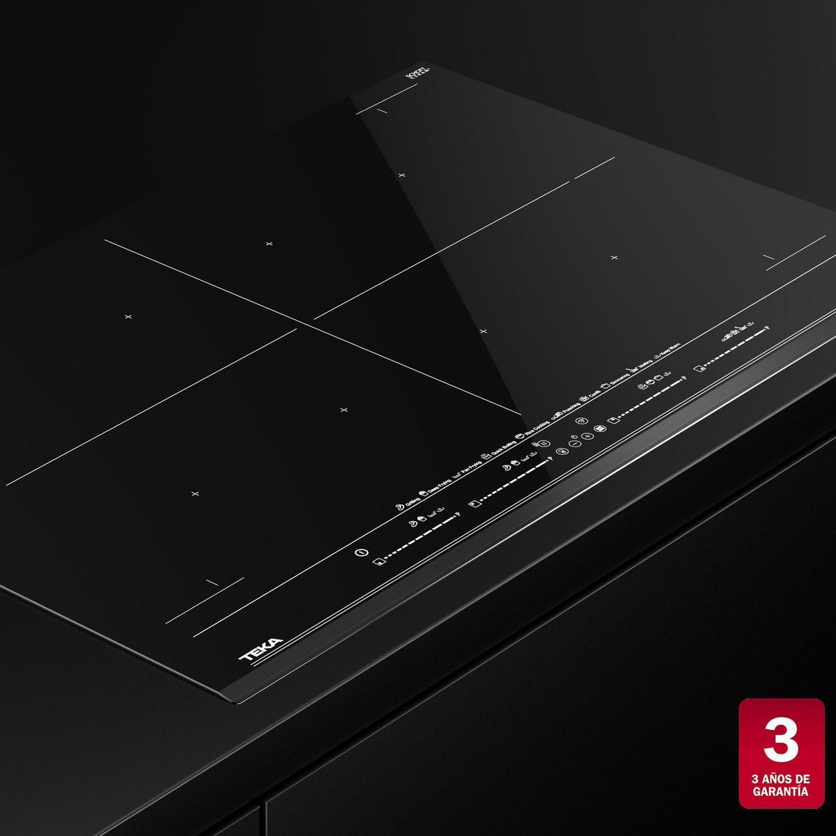 TEKA - Encimera Inducción 4 Platos Negro IZF 88770 MTS Wifi