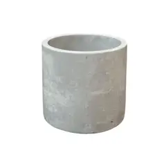 POTTERY - Macetero de Cemento 7.8x7.8 Gris