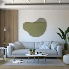 TUHOME - Espejo Decorativo Irregular 110x90 cm Otto