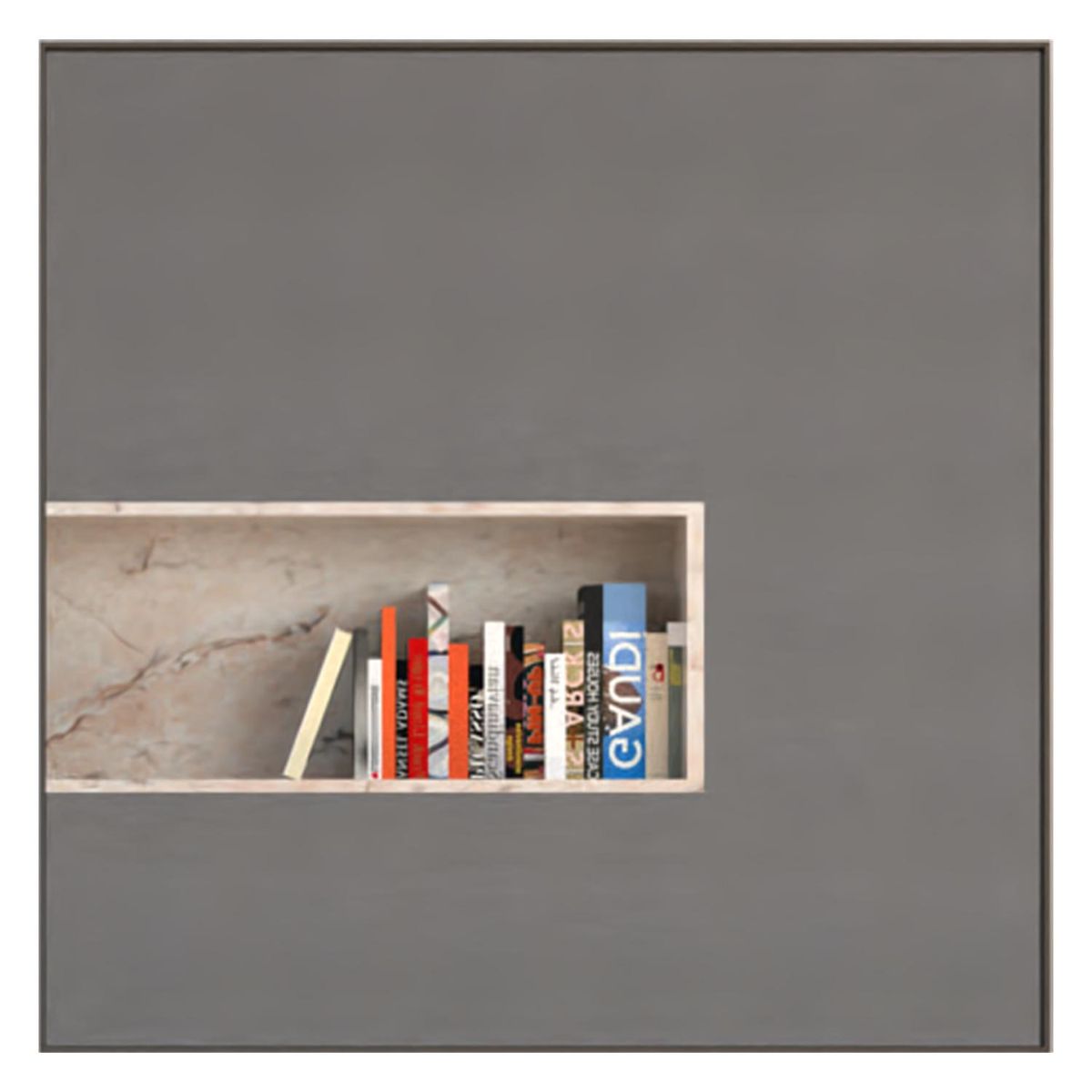 TUHOME - Espejo Decorativo Cuadrada 58x58 cm Ámbar