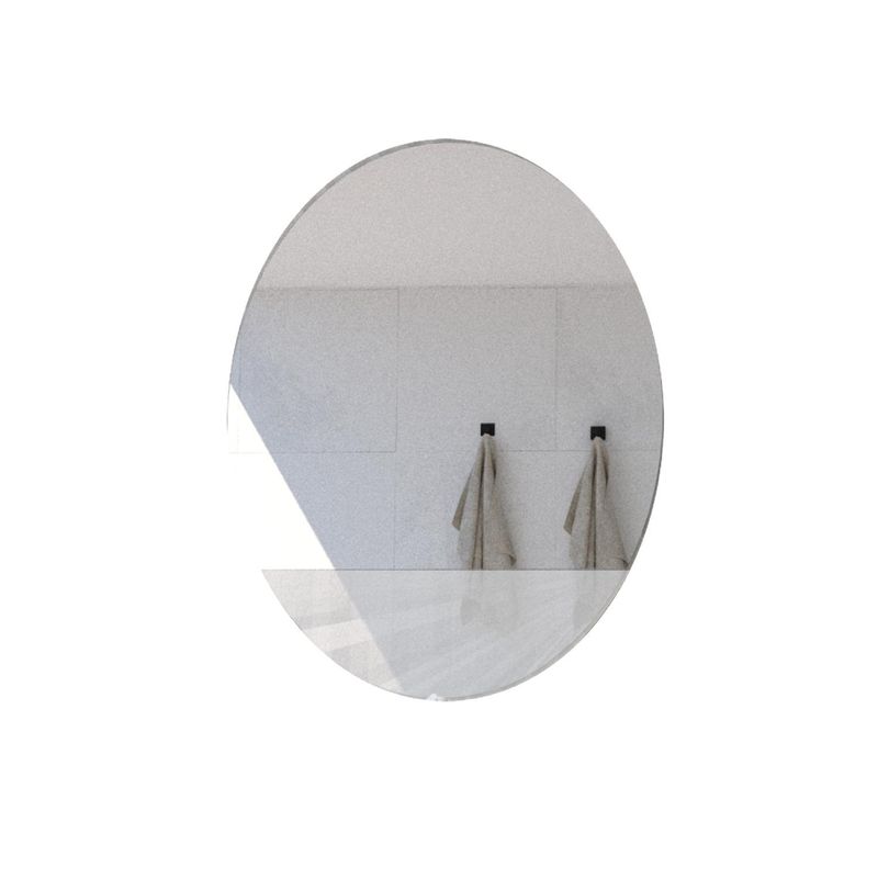 TUHOME - Espejo Baño Ovalada 61,8x80 cm Ferrara
