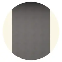 TUHOME - Espejo Baño Forma Redonda 65x65 cm Gris Lucca