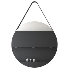 TUHOME - Espejo Baño Redonda 60x60 cm Lisboa