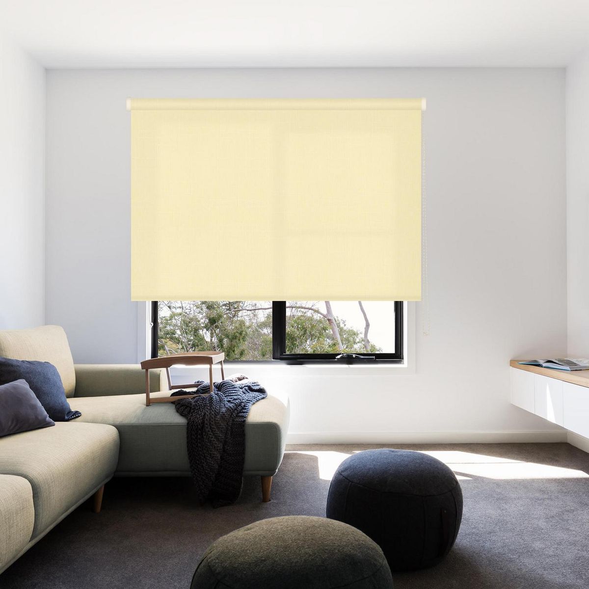 VIEWTEX - Cortina roller traslucida shape 220x250 cm beige