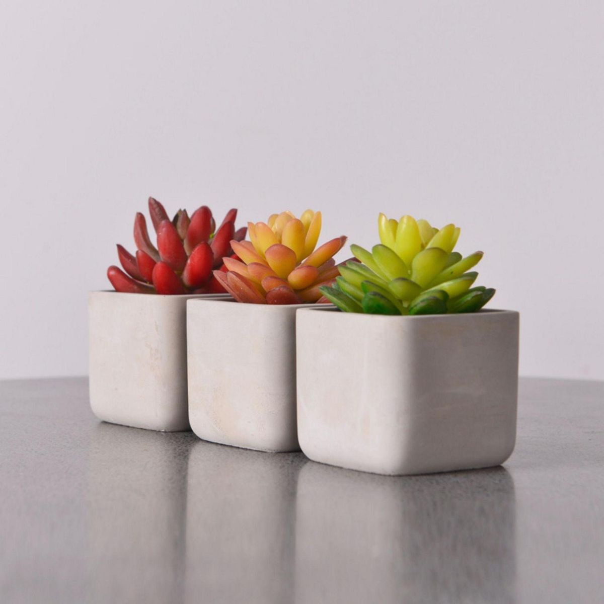 POTTERY - Macetero de Cemento 8x8 Gris